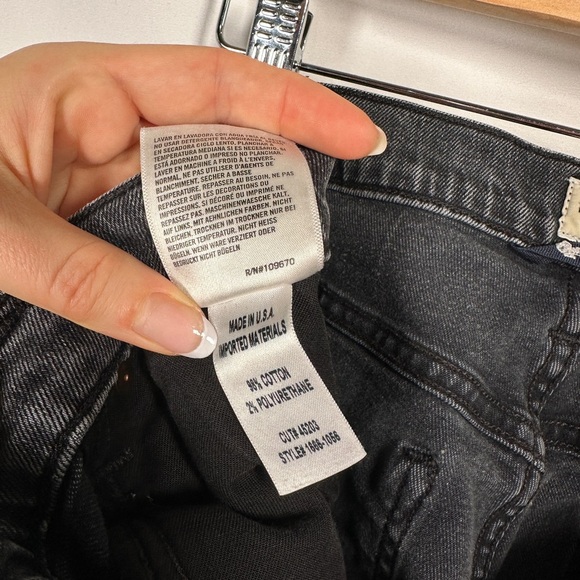 Citizens of Humanity cropped slim fit denim Premium Vintage Elsa jeans 28 black - Picture 9 of 11